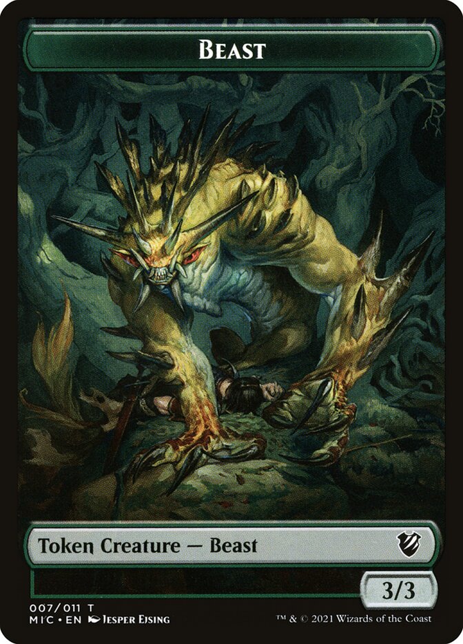 Magic the Gathering Card - Beast - MTG Circle