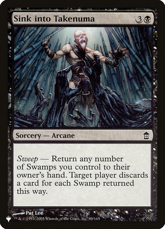 Magic the Gathering Card - Sink into Takenuma - MTG Circle