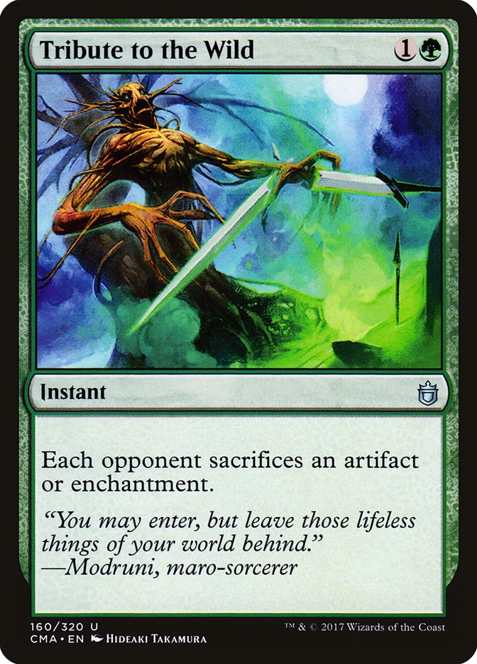 Magic the Gathering Card - Tribute to the Wild - MTG Circle