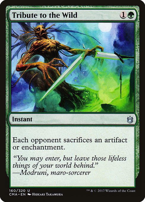 Magic the Gathering Card - Tribute to the Wild - MTG Circle