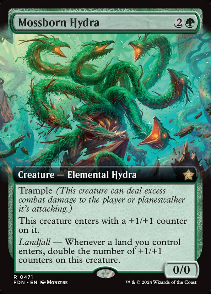 Magic the Gathering Card - Mossborn Hydra - MTG Circle