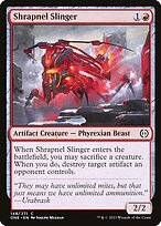 Magic the Gathering Card - Shrapnel Slinger - MTG Circle