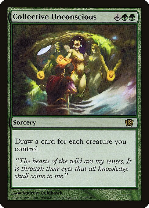 Magic the Gathering Card - Collective Unconscious - MTG Circle