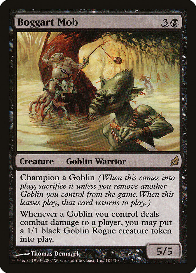 Magic the Gathering Card - Boggart Mob - MTG Circle