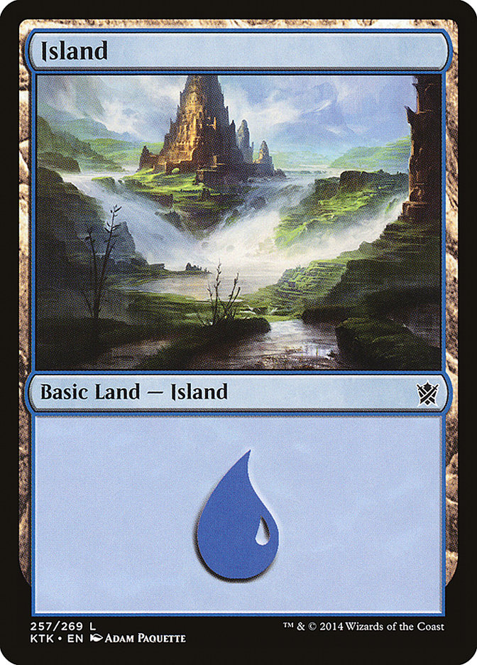 Magic the Gathering Card - Island - MTG Circle