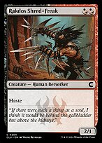 Magic the Gathering Card - Rakdos Shred-Freak - MTG Circle