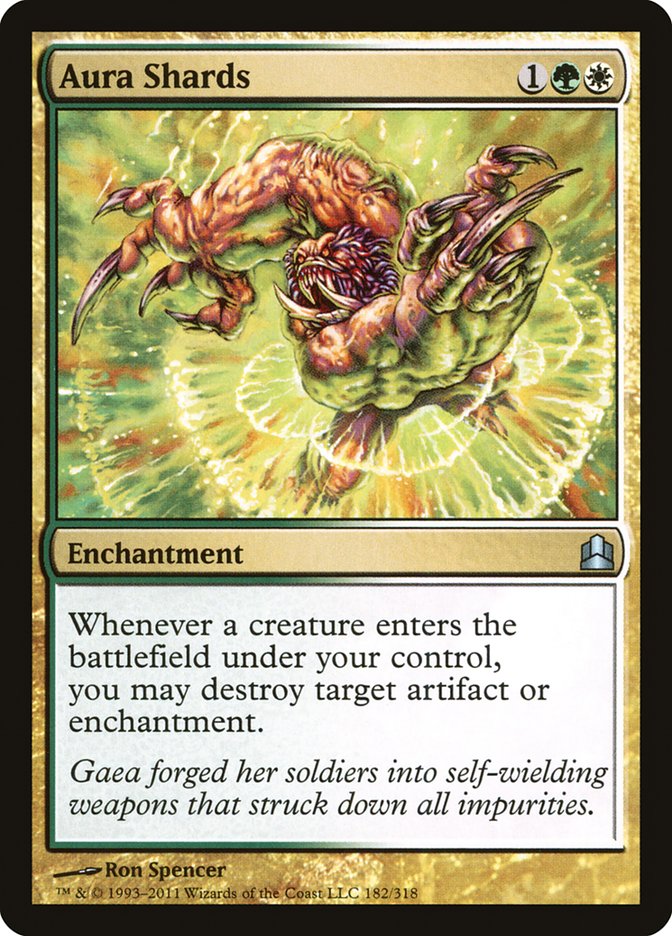 Magic the Gathering Card - Aura Shards - MTG Circle