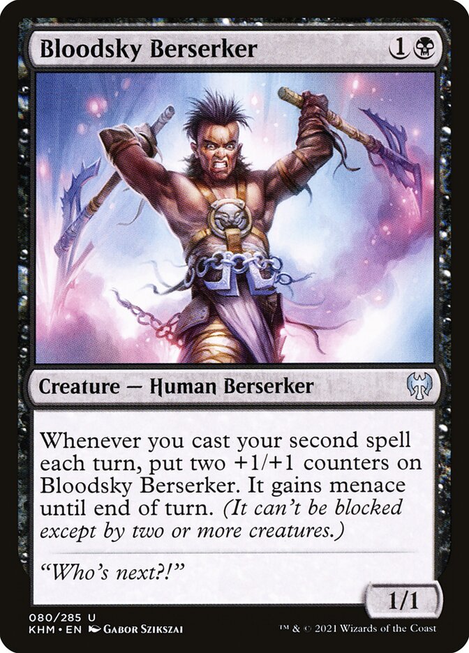 Magic the Gathering Card - Bloodsky Berserker - MTG Circle