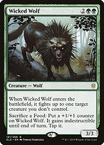 Magic the Gathering Card - Wicked Wolf - MTG Circle