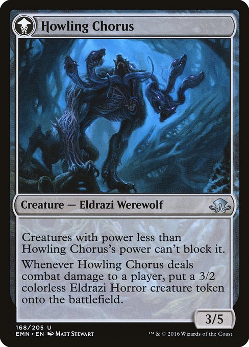 Magic the Gathering Card - Howling Chorus - MTG Circle