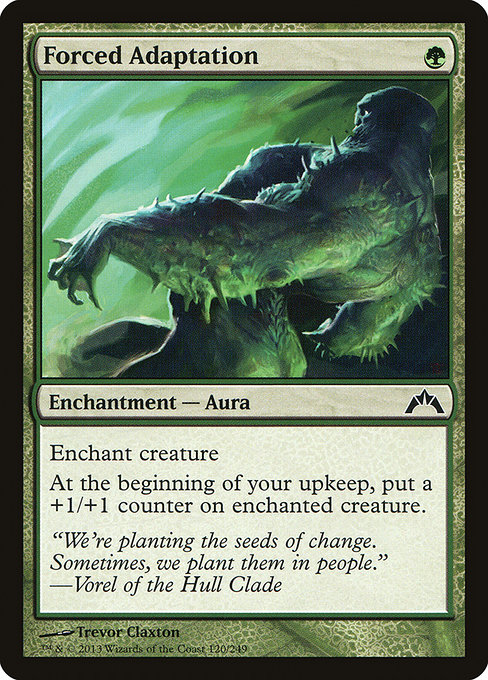 Magic the Gathering Card - Forced Adaptation - MTG Circle