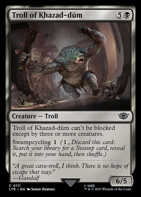 Magic the Gathering Card - Troll of Khazad-dГ»m - MTG Circle