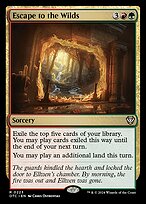 Magic the Gathering Card - Escape to the Wilds - MTG Circle