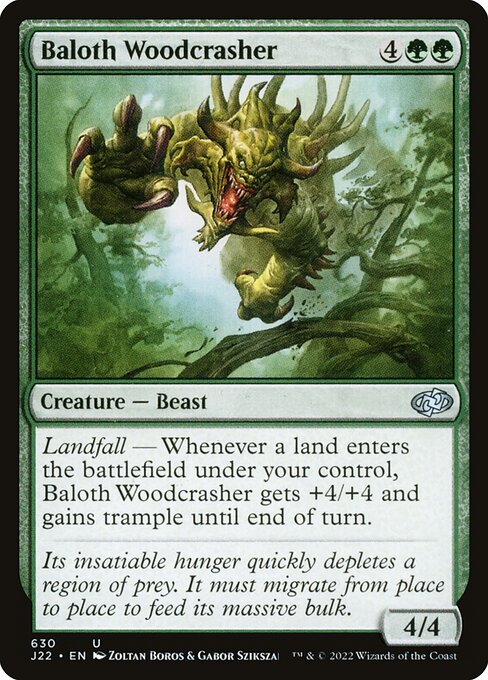 Magic the Gathering Card - Baloth Woodcrasher - MTG Circle