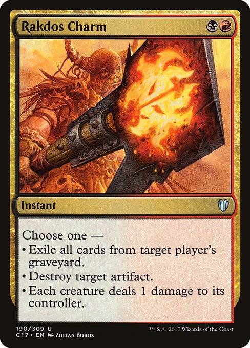 Magic the Gathering Card - Rakdos Charm - MTG Circle
