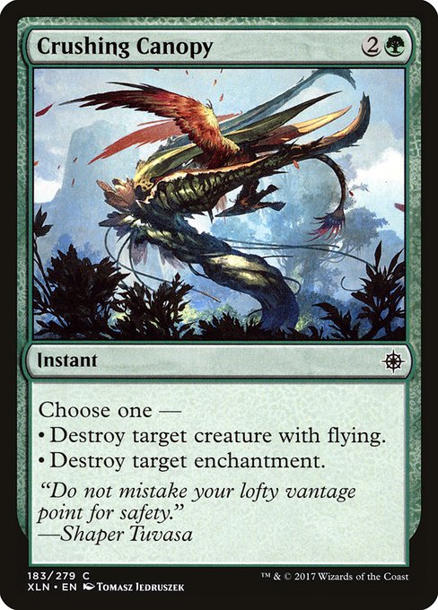 Magic the Gathering Card - Crushing Canopy - MTG Circle