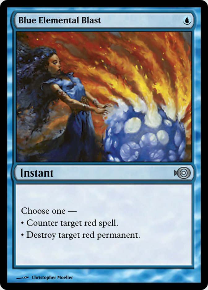 Magic the Gathering Card - Blue Elemental Blast - MTG Circle