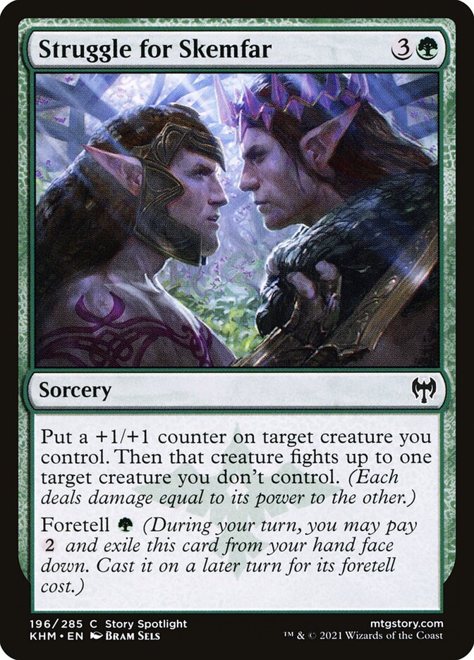 Magic the Gathering Card - Struggle for Skemfar - MTG Circle