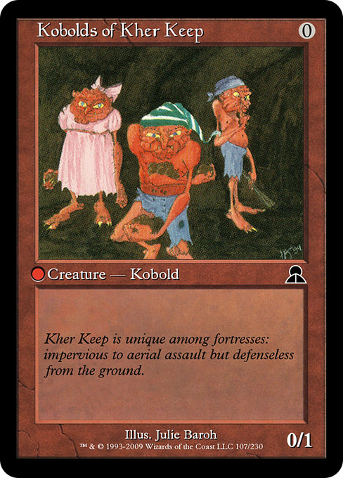 Magic the Gathering Card - Kobolds of Kher Keep - MTG Circle
