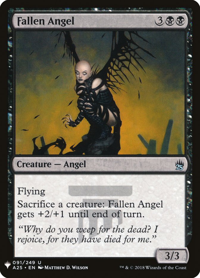 Magic the Gathering Card - Fallen Angel - MTG Circle