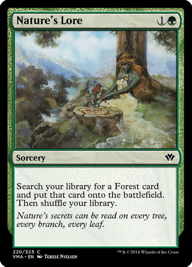 Magic the Gathering Card - Nature's Lore - MTG Circle