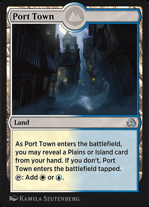 Magic the Gathering Card - Port Town - MTG Circle