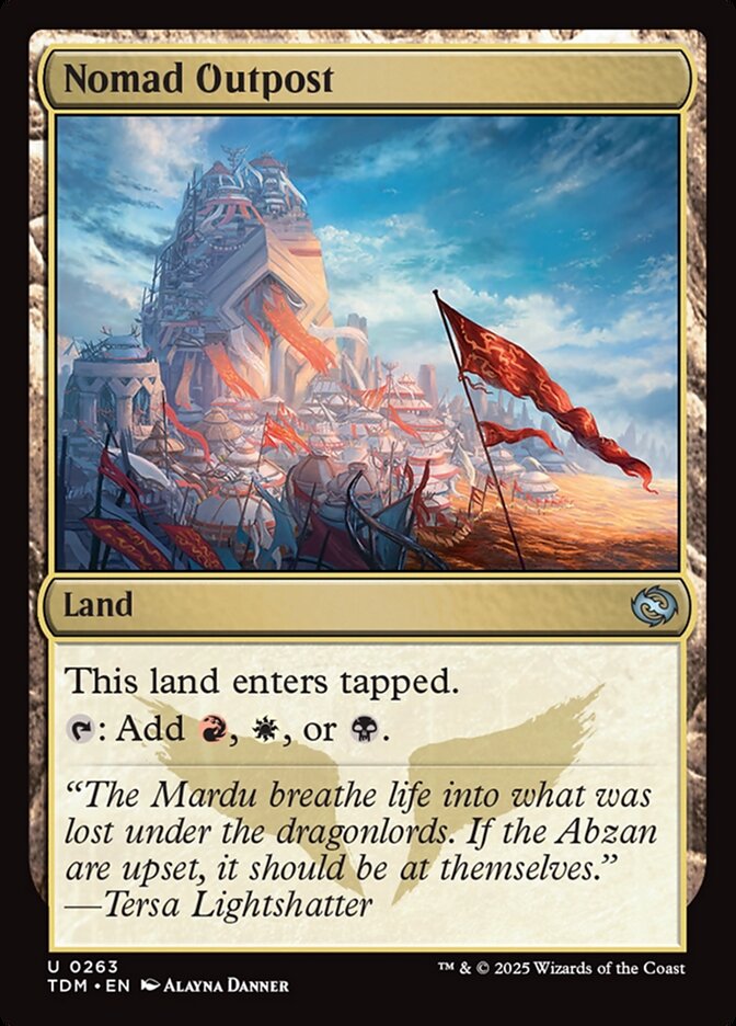 Magic the Gathering Card - Nomad Outpost - MTG Circle