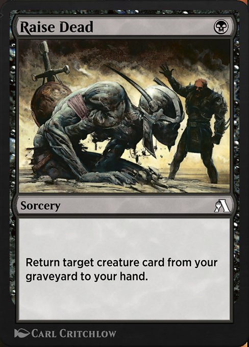 Magic the Gathering Card - Raise Dead - MTG Circle