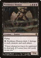 Magic the Gathering Card - Pestilence Demon - MTG Circle
