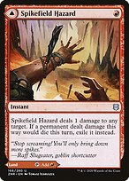 Magic the Gathering Card - Spikefield Hazard // Spikefield Cave - MTG Circle