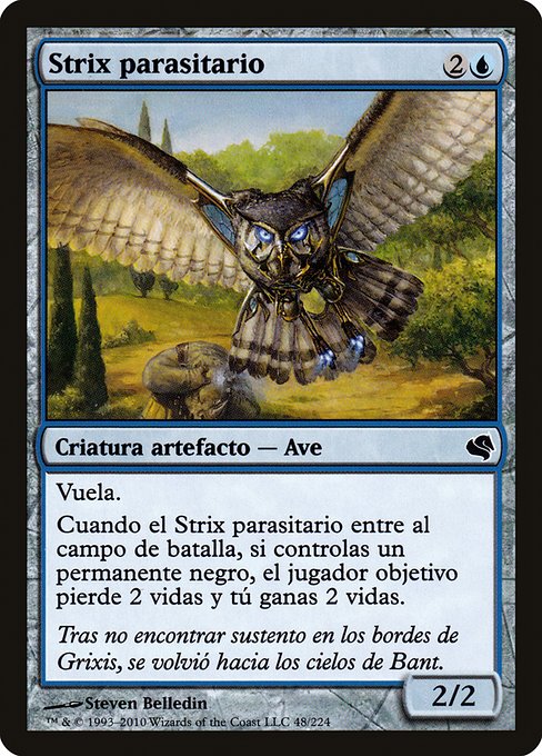 Magic the Gathering Card - Parasitic Strix - MTG Circle