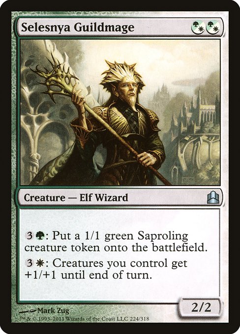 Magic the Gathering Card - Selesnya Guildmage - MTG Circle