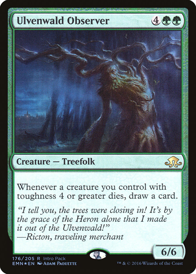 Magic the Gathering Card - Ulvenwald Observer - MTG Circle