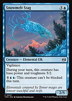Magic the Gathering Card - Snowmelt Stag - MTG Circle
