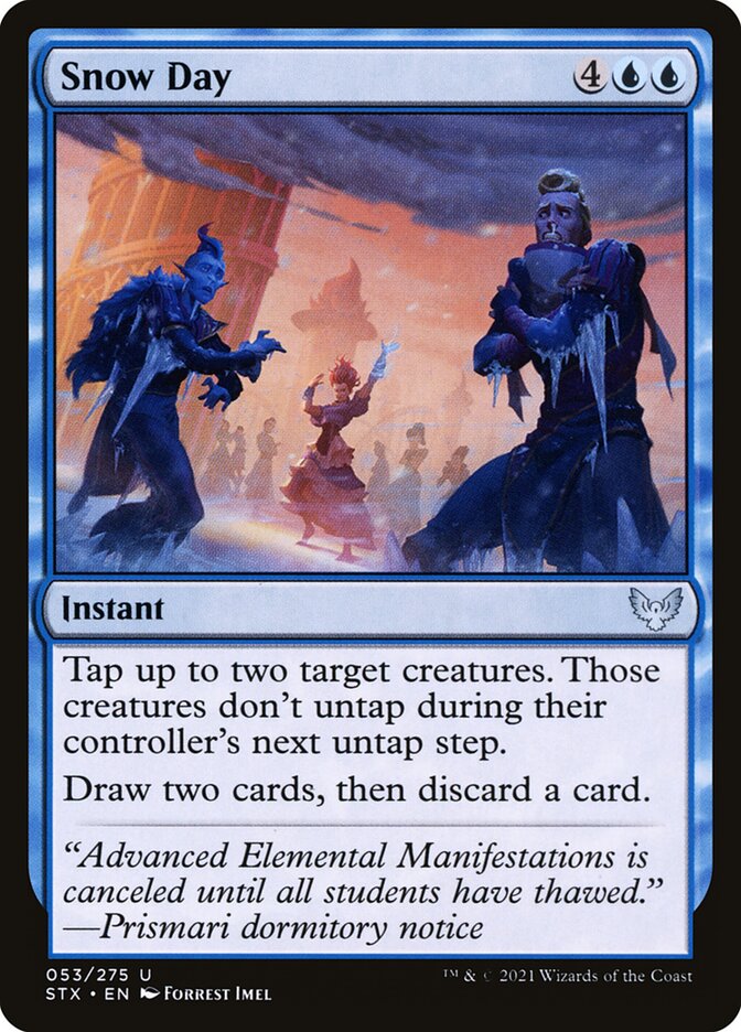 Magic the Gathering Card - Snow Day - MTG Circle