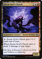 Magic the Gathering Card - Storm God's Oracle - MTG Circle