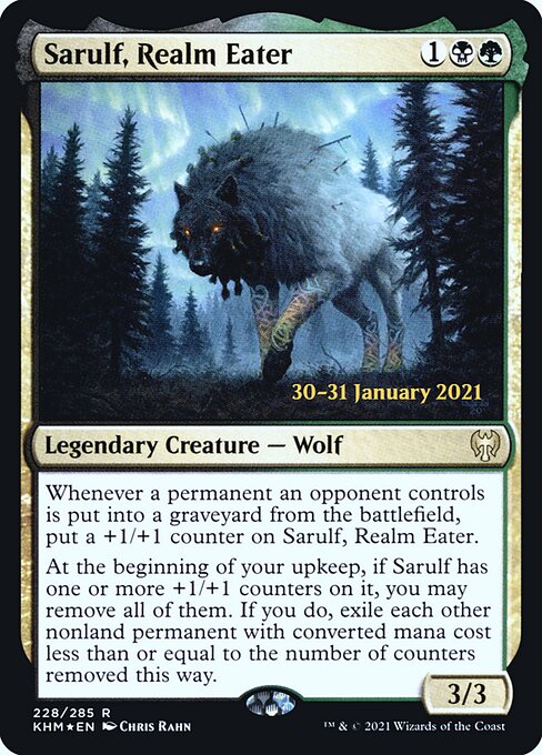 Magic the Gathering Card - Sarulf, Realm Eater - MTG Circle