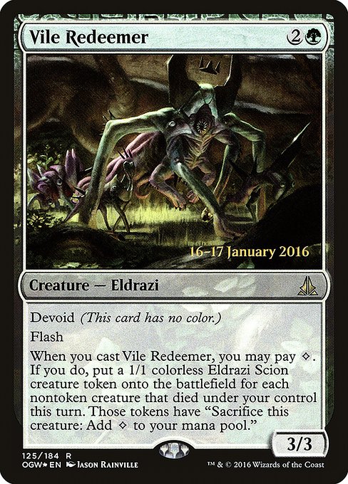 Magic the Gathering Card - Vile Redeemer - MTG Circle