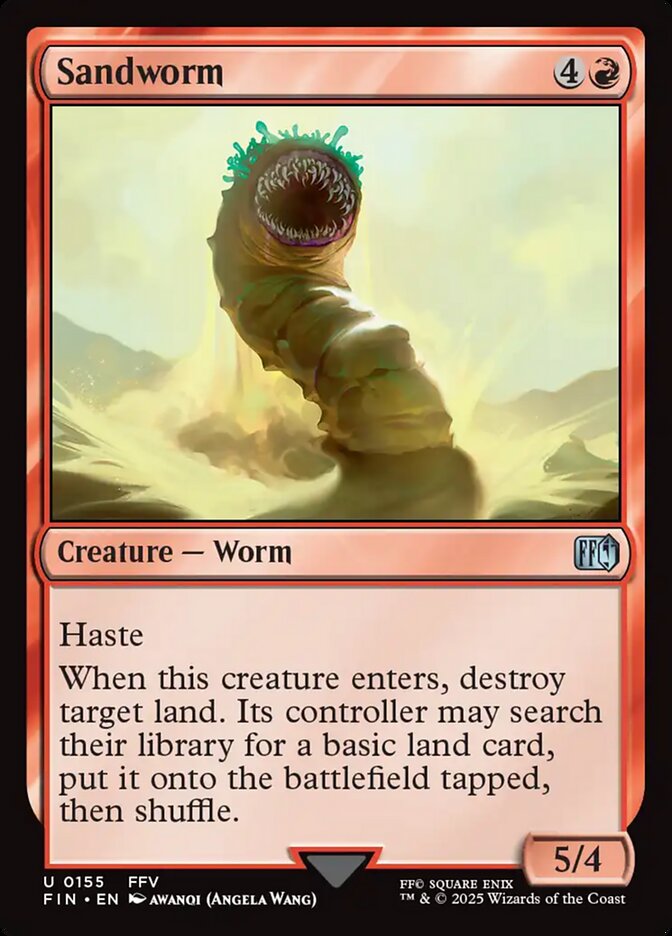 Magic the Gathering Card - Sandworm - MTG Circle