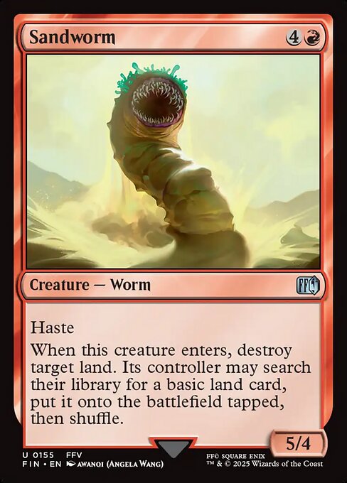 Magic the Gathering Card - Sandworm - MTG Circle