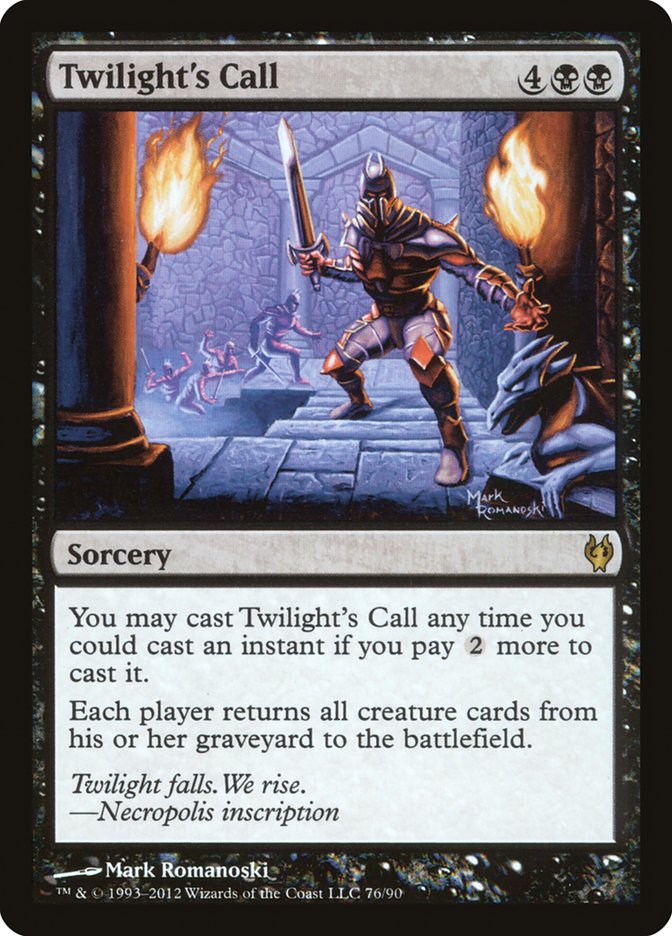 Magic the Gathering Card - Twilight's Call - MTG Circle