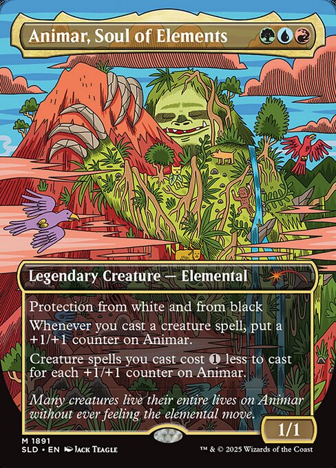 Magic the Gathering Card - Animar, Soul of Elements - MTG Circle