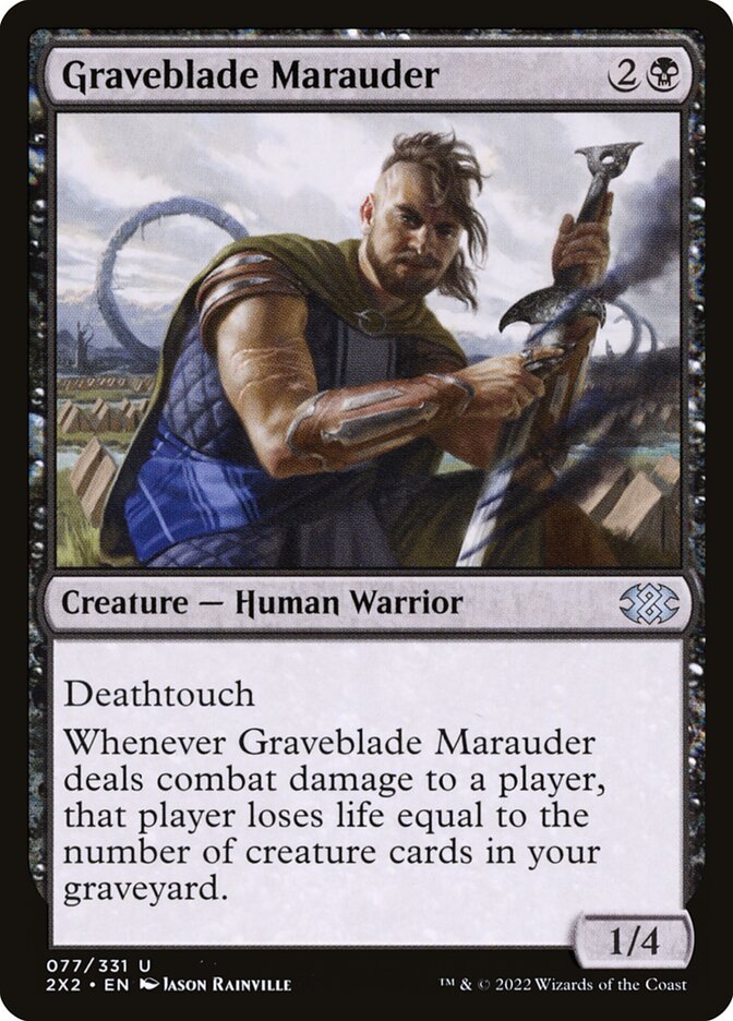 Magic the Gathering Card - Graveblade Marauder - MTG Circle