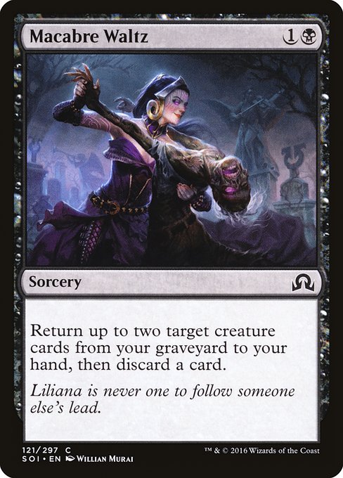 Magic the Gathering Card - Macabre Waltz - MTG Circle
