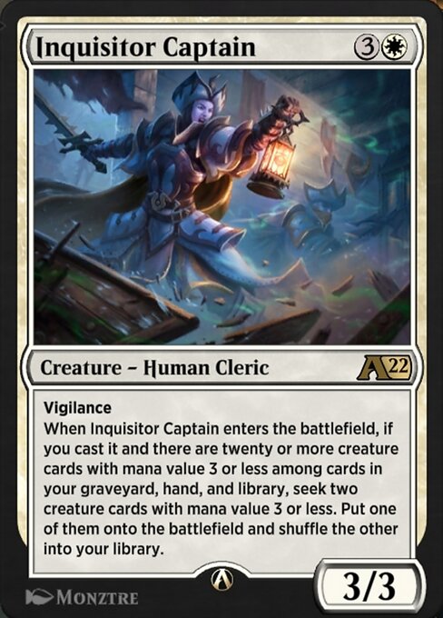 Magic the Gathering Card - Inquisitor Captain - MTG Circle