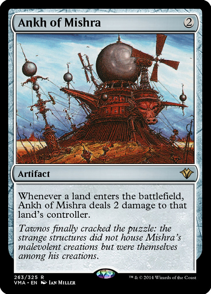 Magic the Gathering Card - Ankh of Mishra - MTG Circle