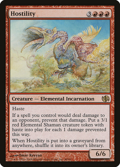 Magic the Gathering Card - Hostility - MTG Circle