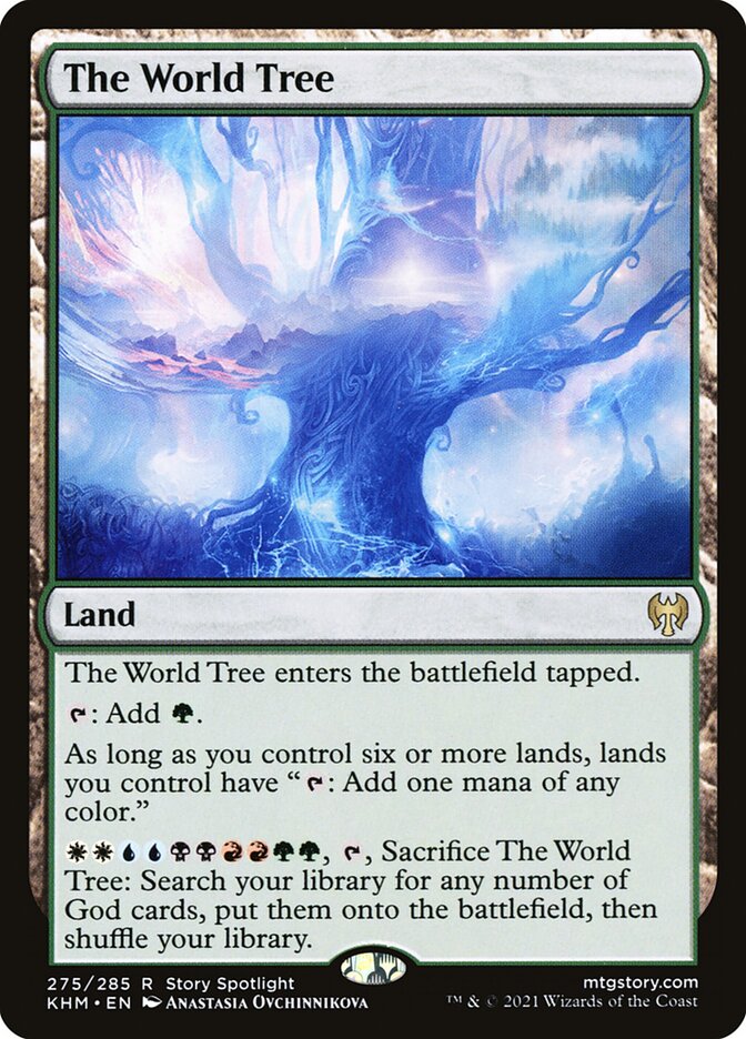 Magic the Gathering Card - The World Tree - MTG Circle