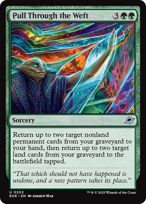 Magic the Gathering Card - Pull Through the Weft - MTG Circle