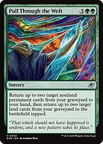 Magic the Gathering Card - Pull Through the Weft - MTG Circle